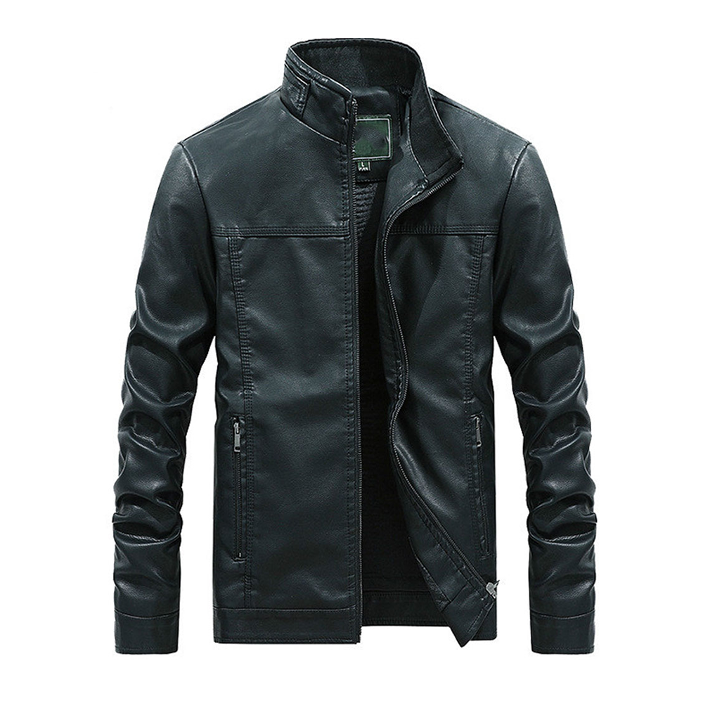 09-14.png Leather Fashion Jacket for men - Image 1